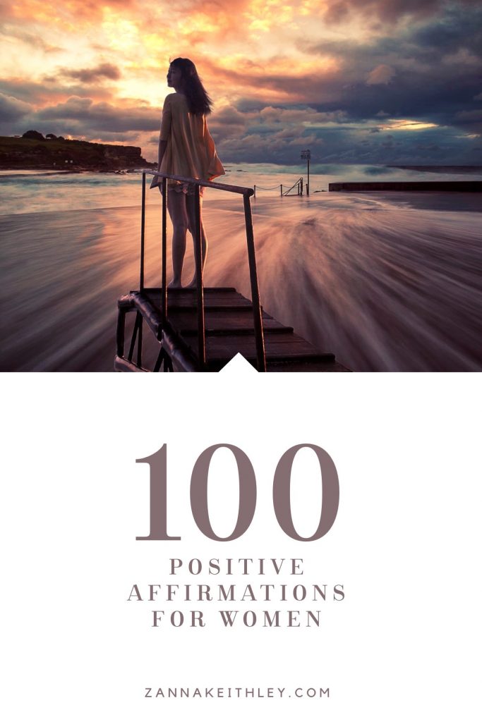 100 Positive Affirmations For Women Zanna Keithley 9436