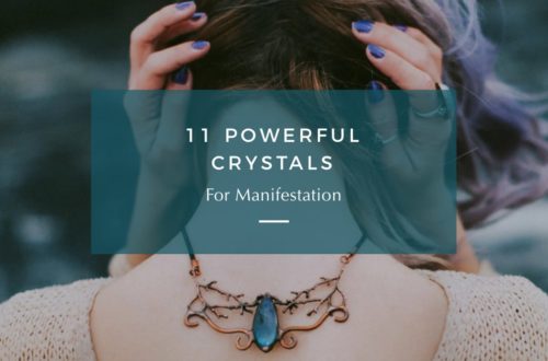 Banner image with title: 11 Powerful Crystals for Manifestation