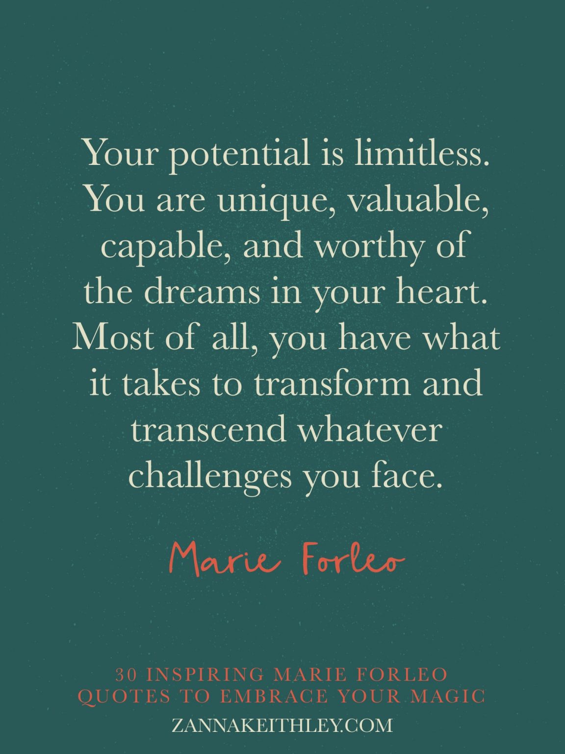 30 Inspiring Marie Forleo Quotes to Embrace Your Magic - Zanna Keithley