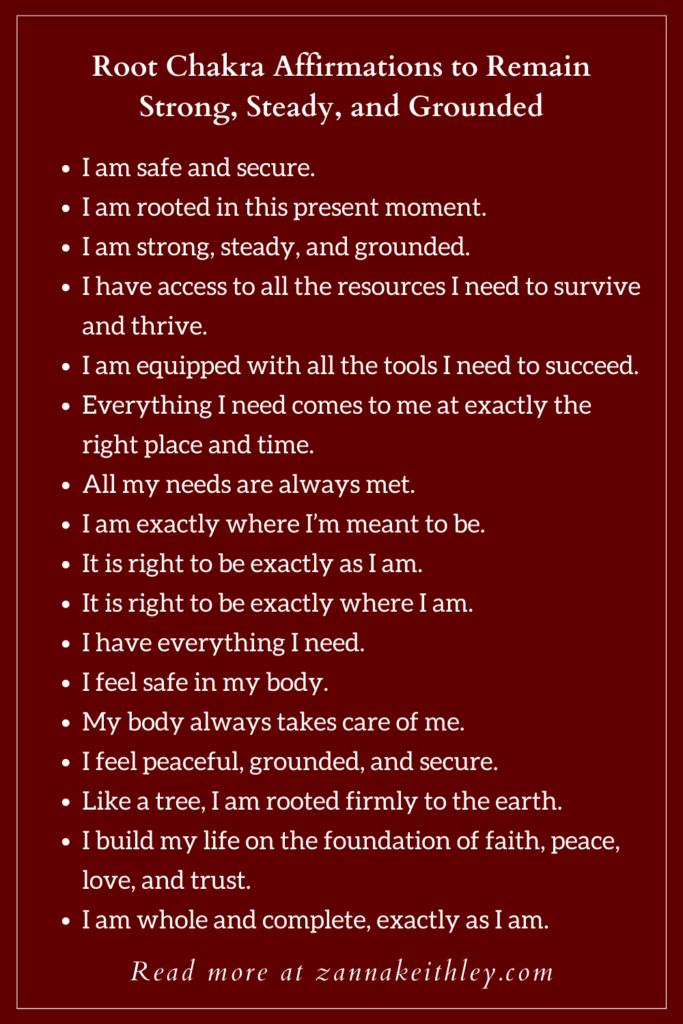 Words Empower - Root Chakra Energy – Roo Betty