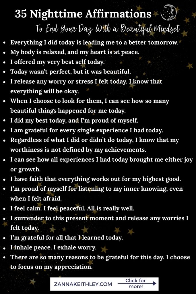 night affirmations