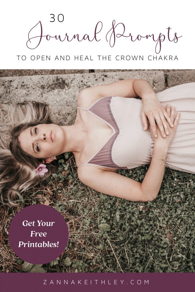 crown chakra journal prompts