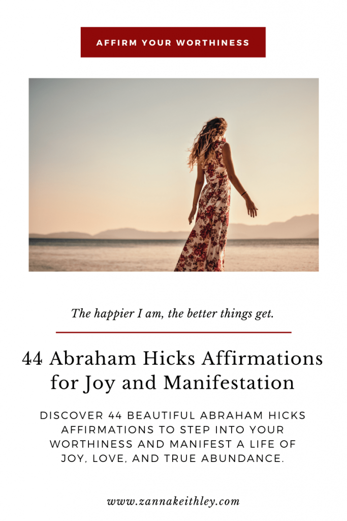 abraham hicks affirmations