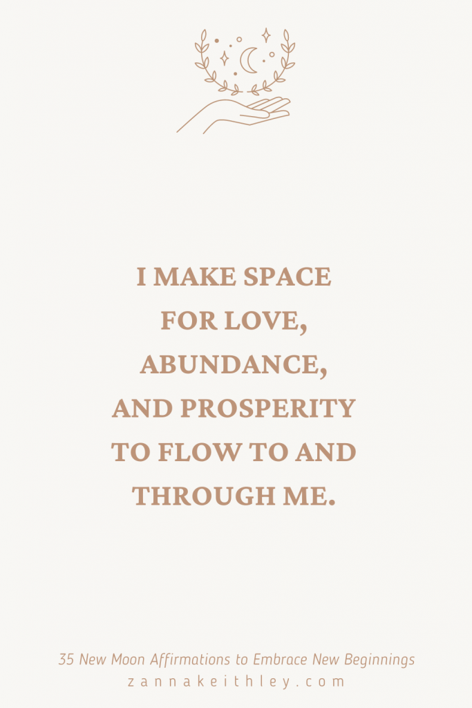 new moon affirmations