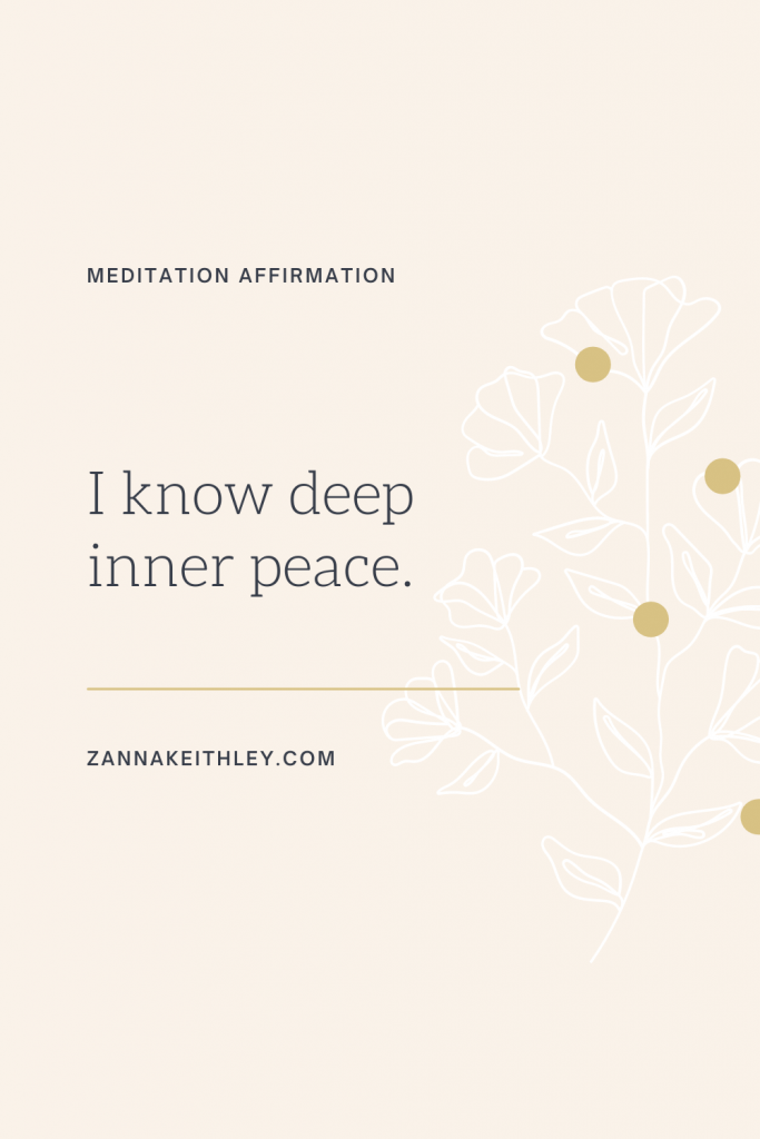 meditation affirmations