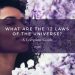 12 laws of the universe