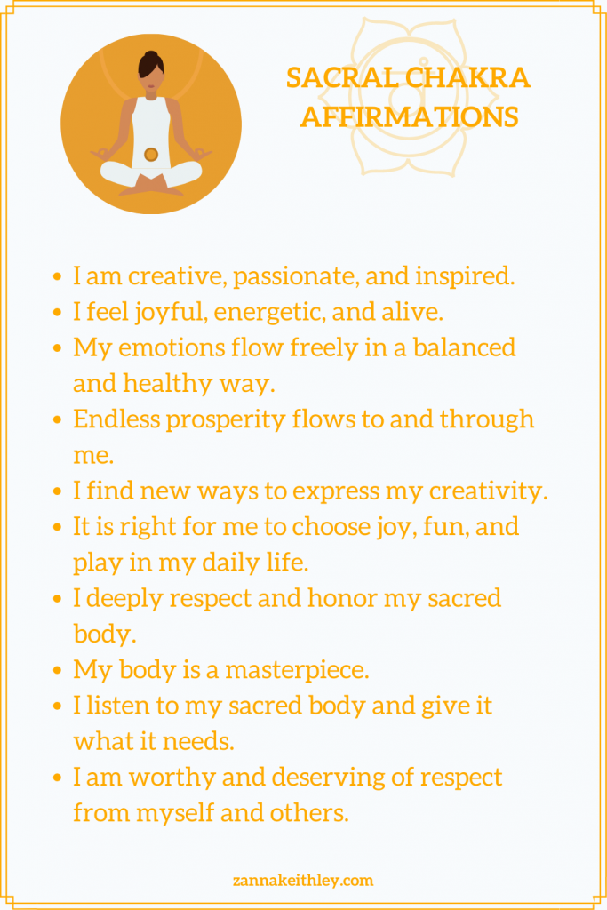 sacral chakra affirmations