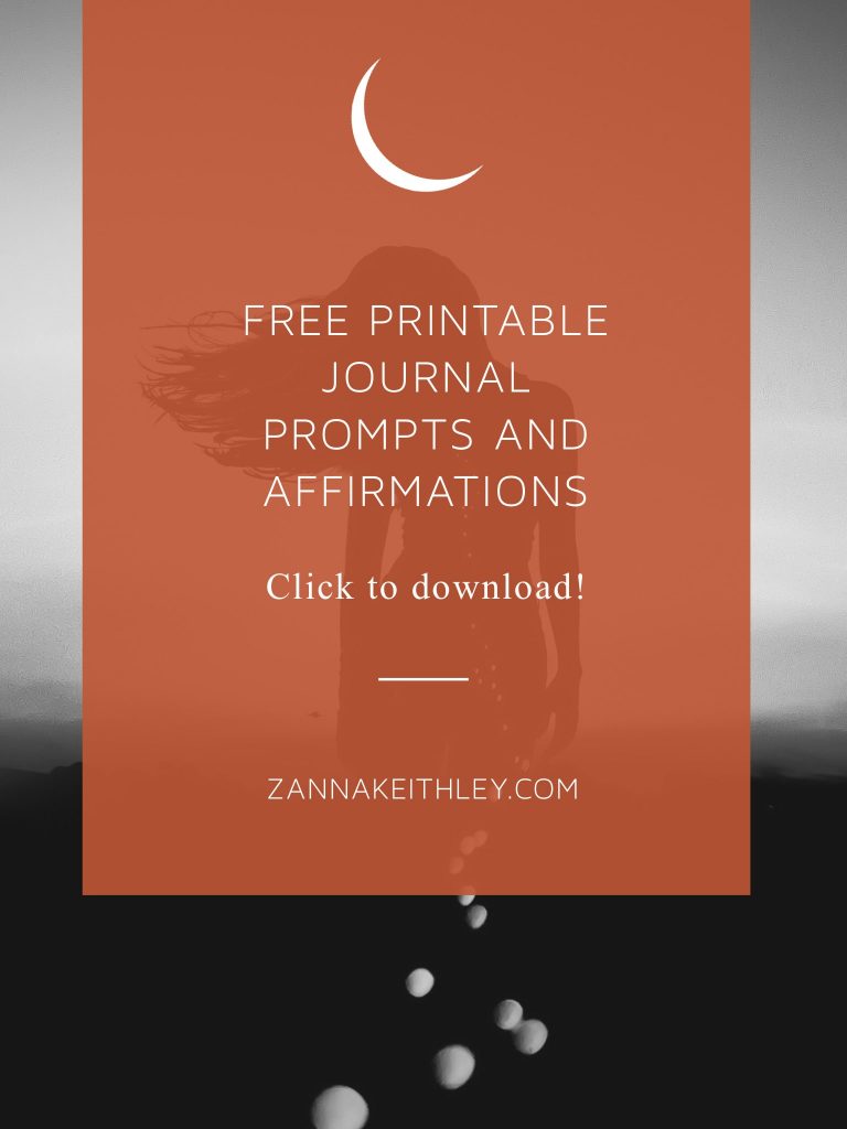 free printable new moon journal prompts and affirmations