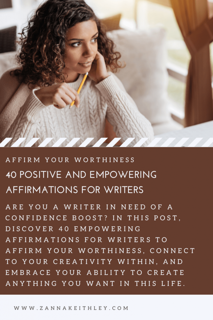 affirmations for writers