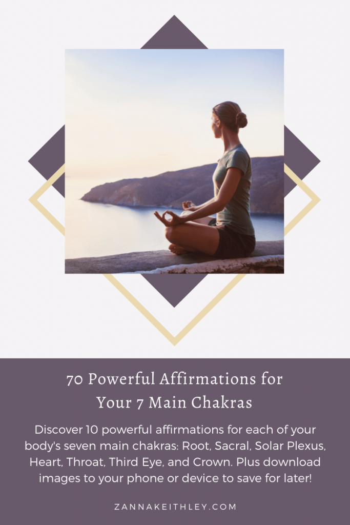 chakra affirmations blog post