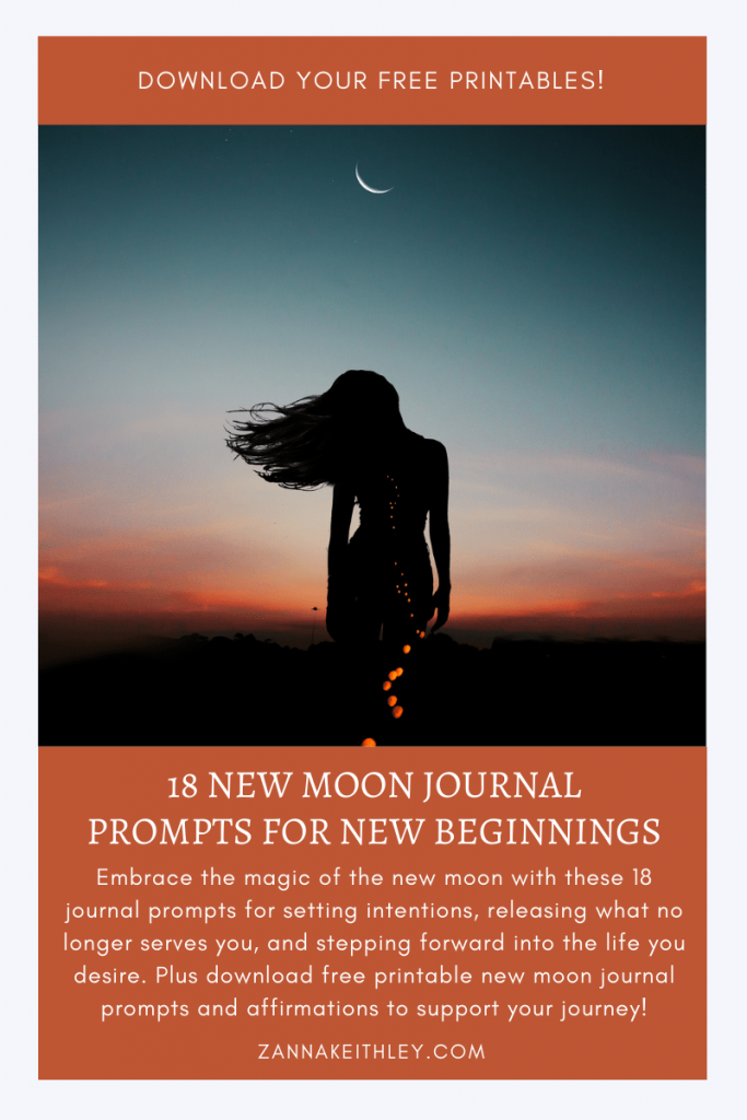 new moon journal prompts
