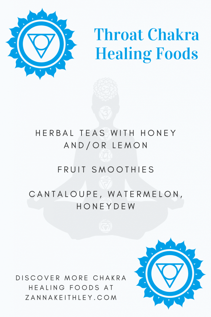 healing throat chakra foods