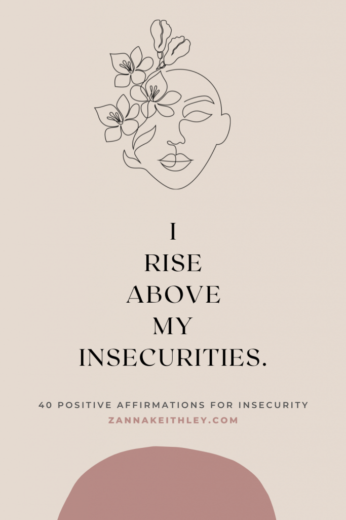 affirmations for insecurity