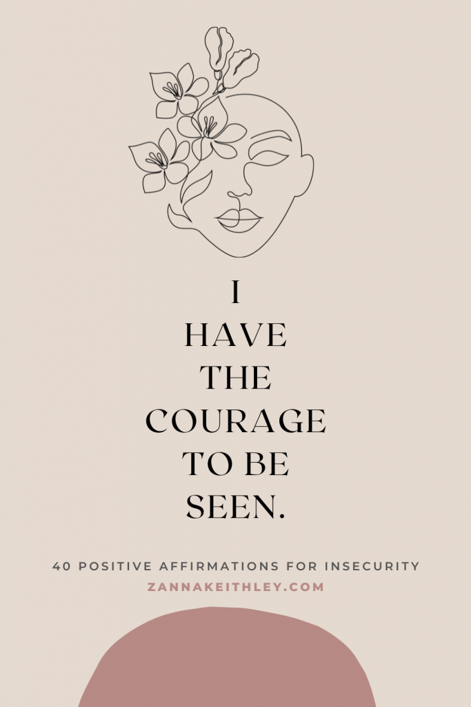 affirmations for insecurity