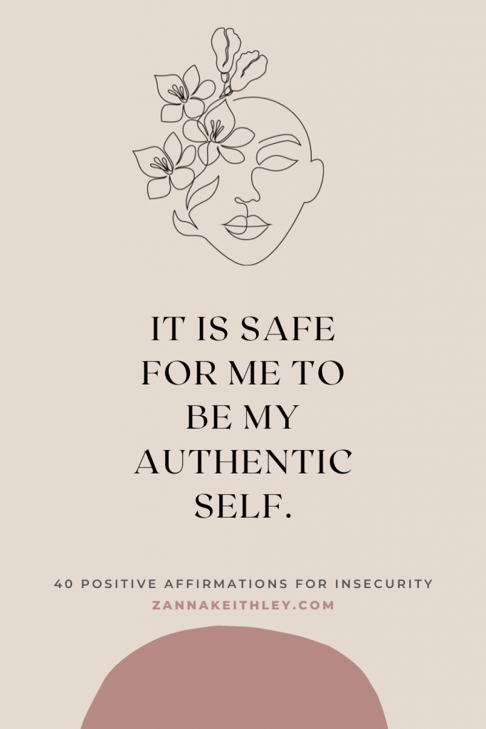 affirmations for insecurity