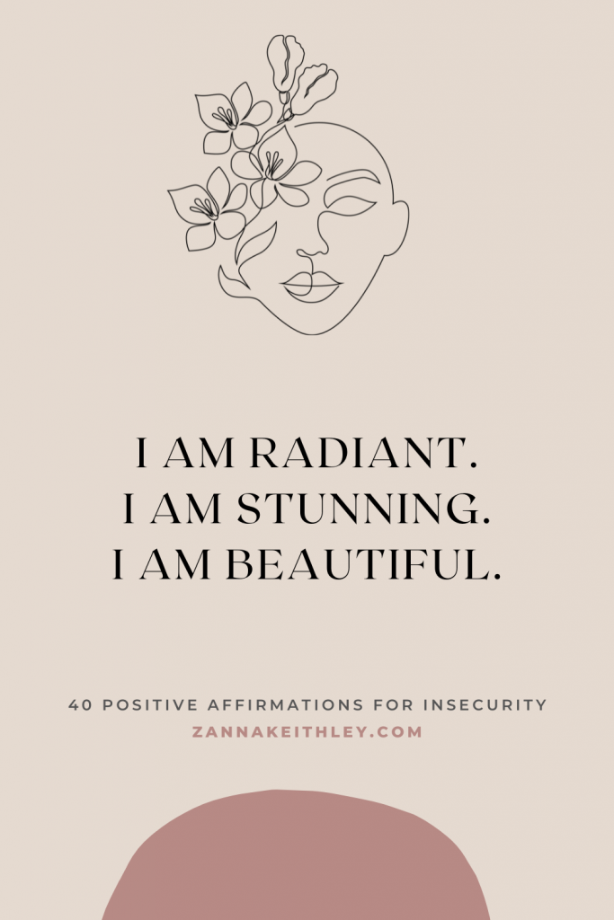 affirmations for insecurity