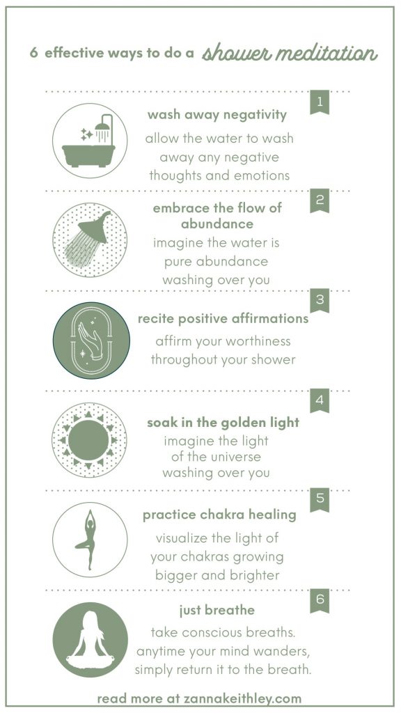 6 effective ways to do a shower meditation