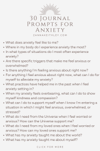 30 Gentle and Calming Journal Prompts for Anxiety