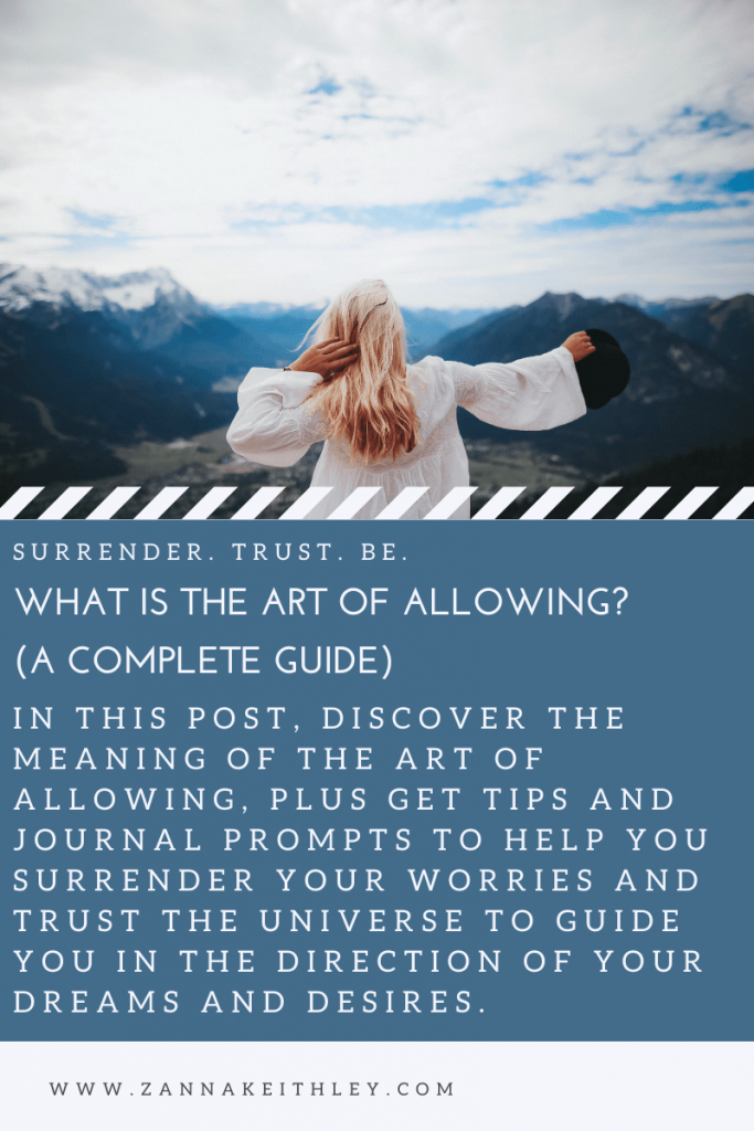 the art of allowing