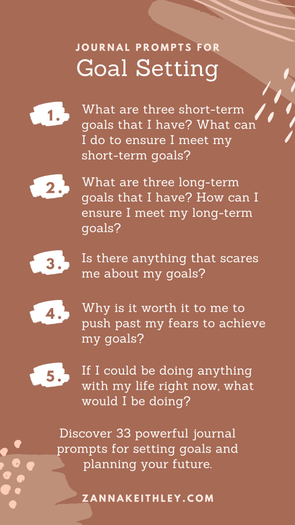 journal prompts for goal setting