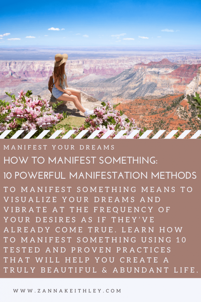 how to manifest something