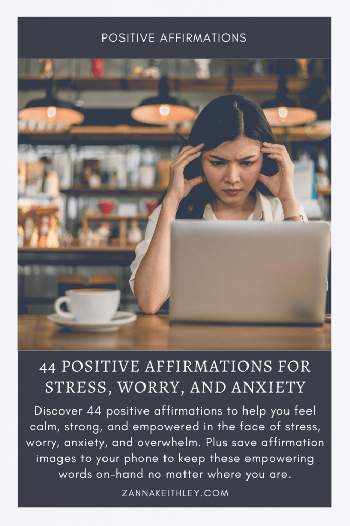 positive affirmations for stress