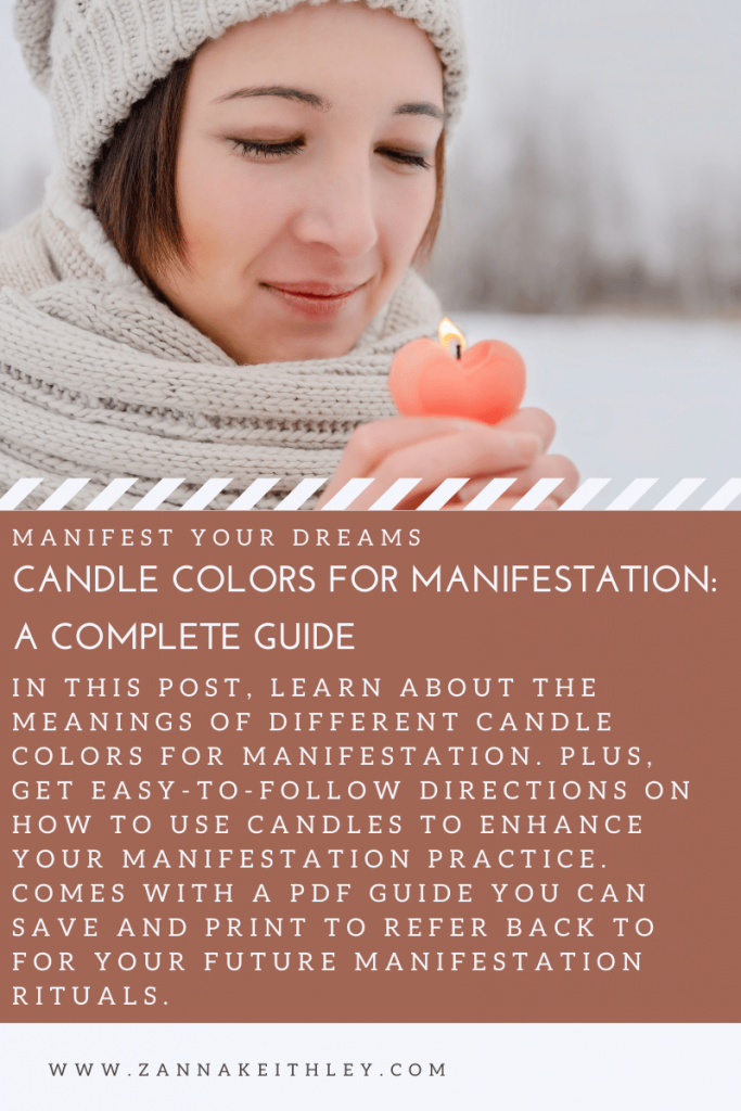 candle colors for manifestation