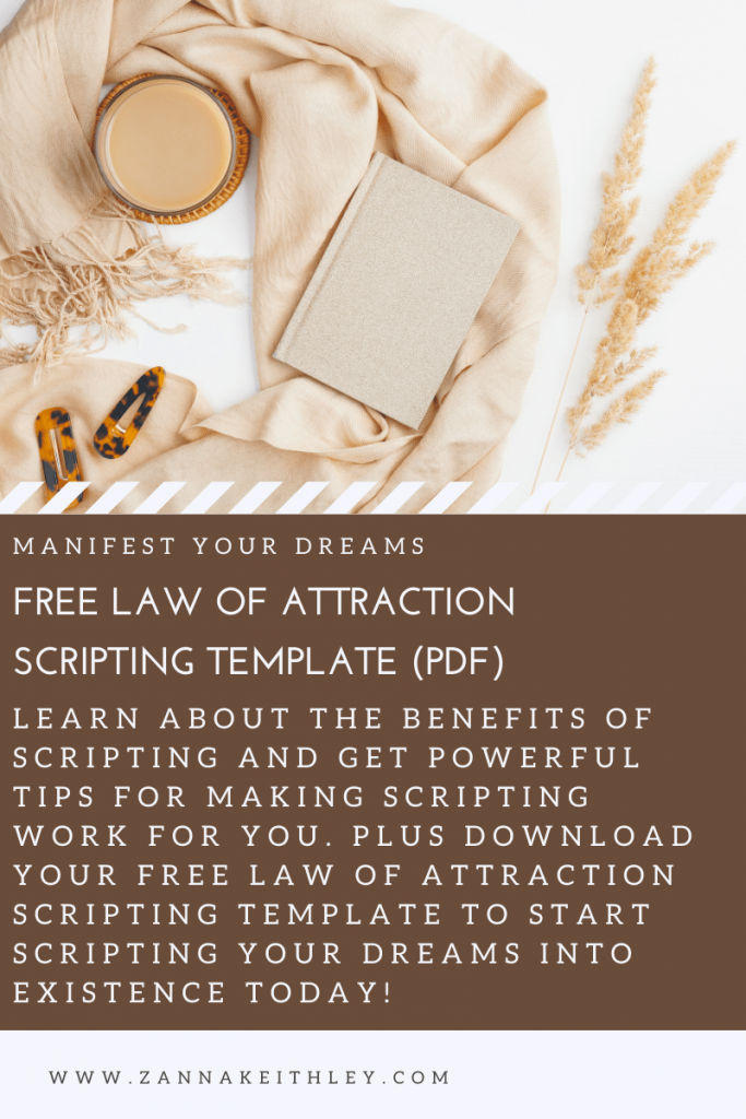 Law of Attraction Scripting Template (Free PDF Template)