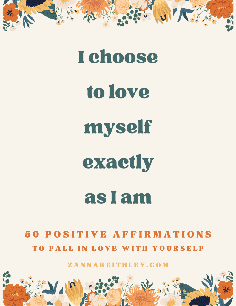 affirmations to fall in love with yourself