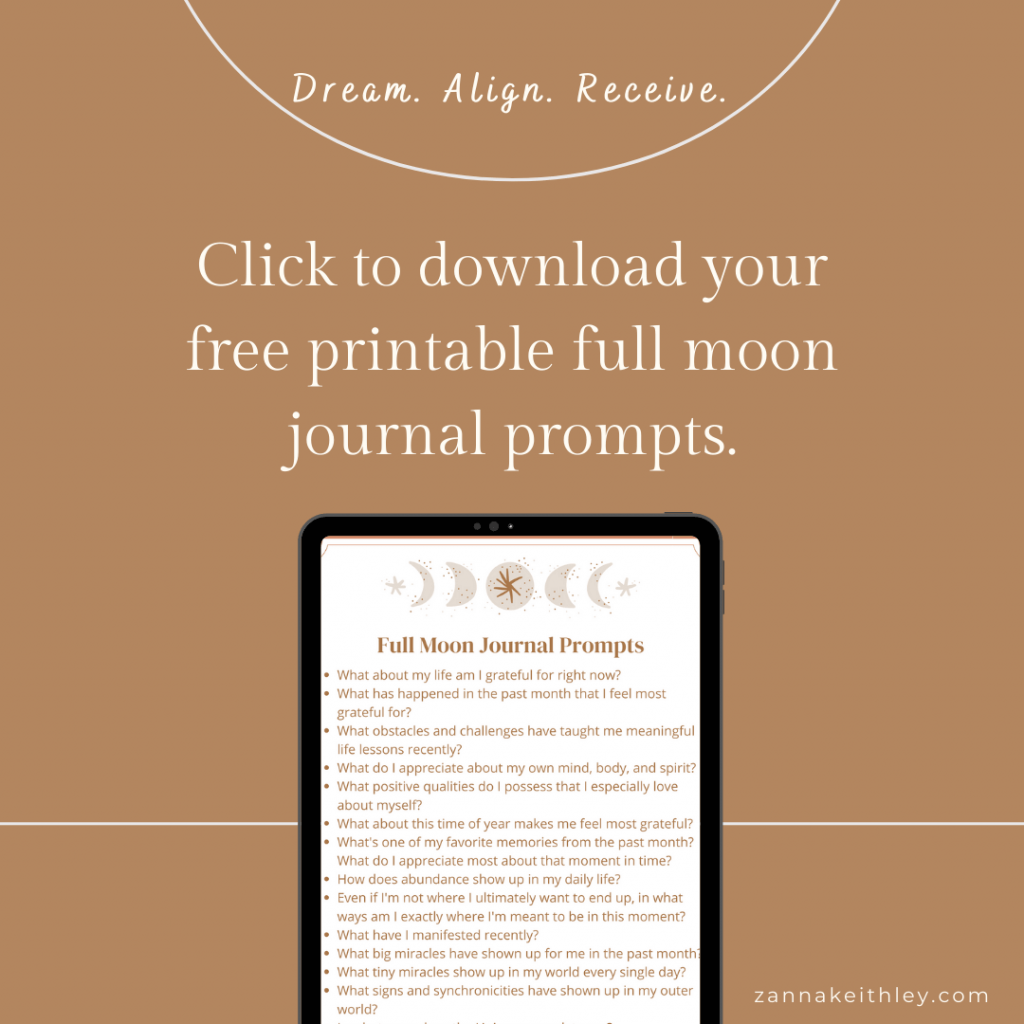 22 Full Moon Journal Prompts For SelfReflection