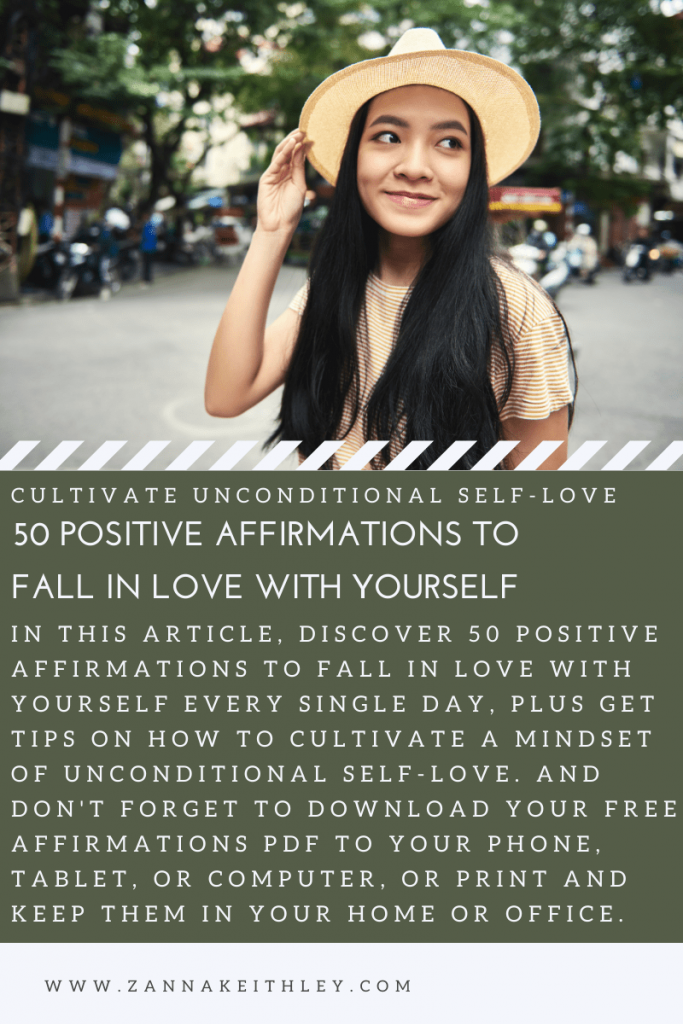 affirmations to fall in love with yourself