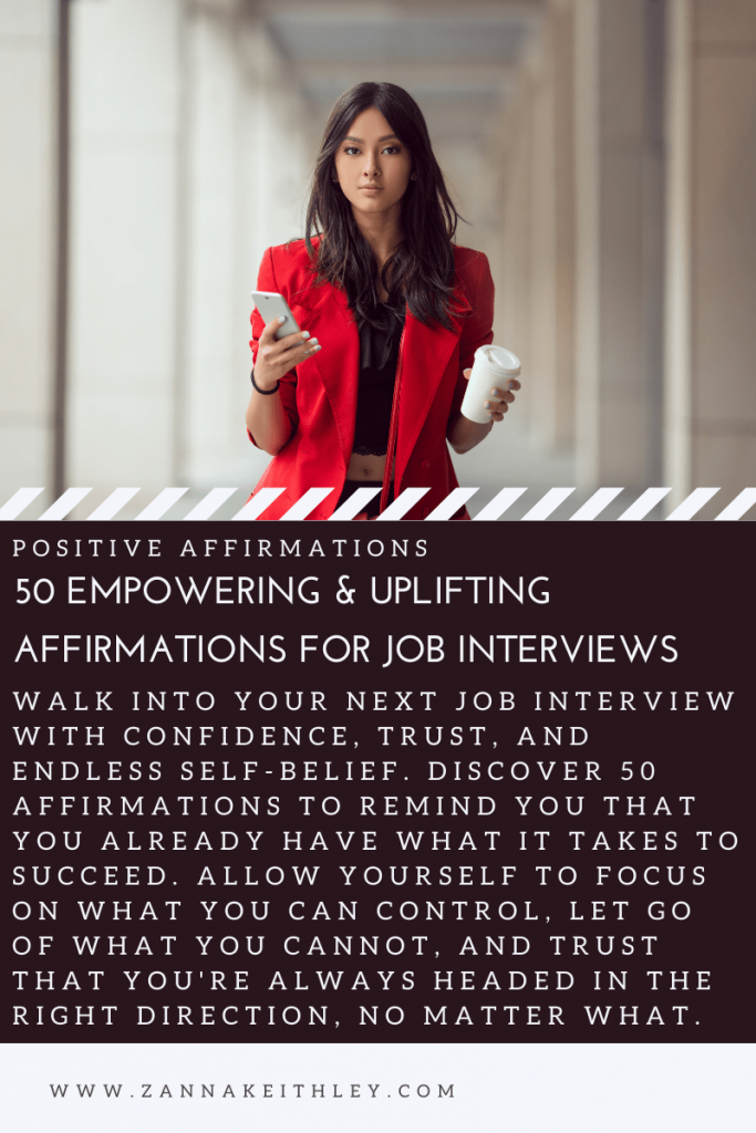 affirmations for job interviews