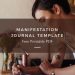 manifestation journal templat