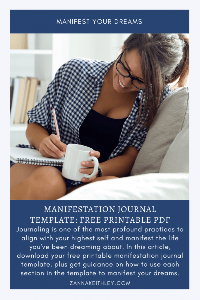 Manifestation Journal Template: Free Printable PDF