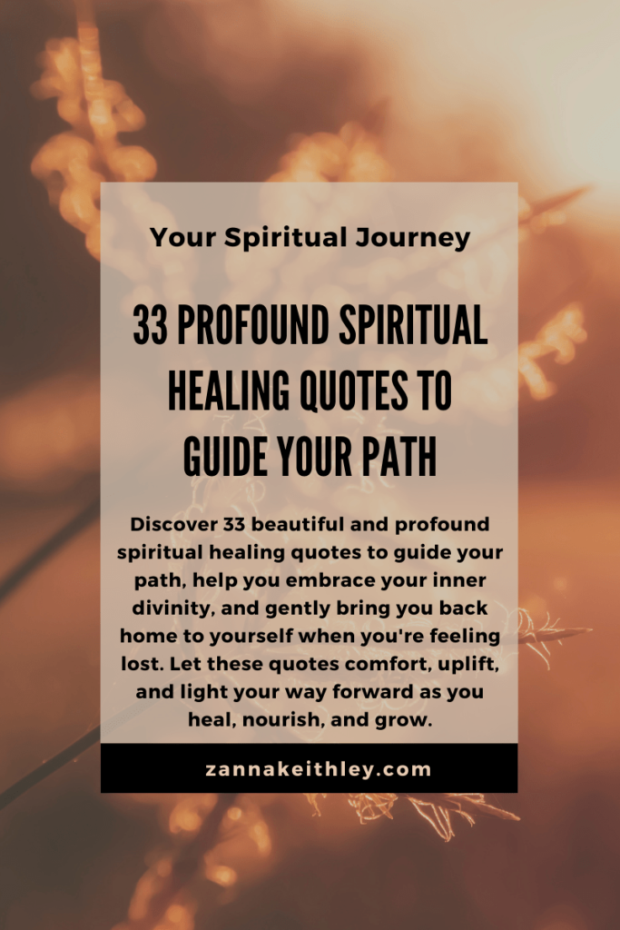 spiritual healing quotes