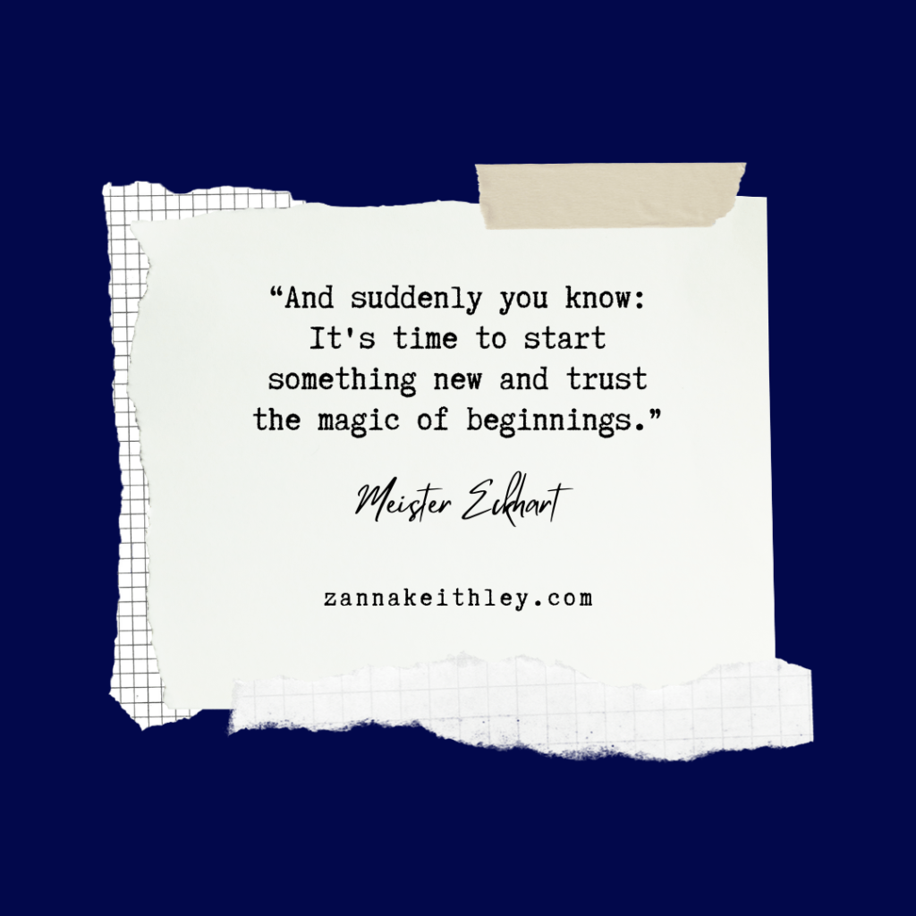 12 Words On New Beginnings & Starting Over