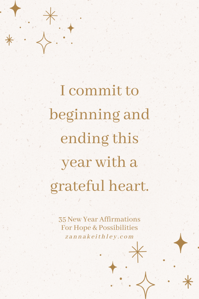 new year affirmations