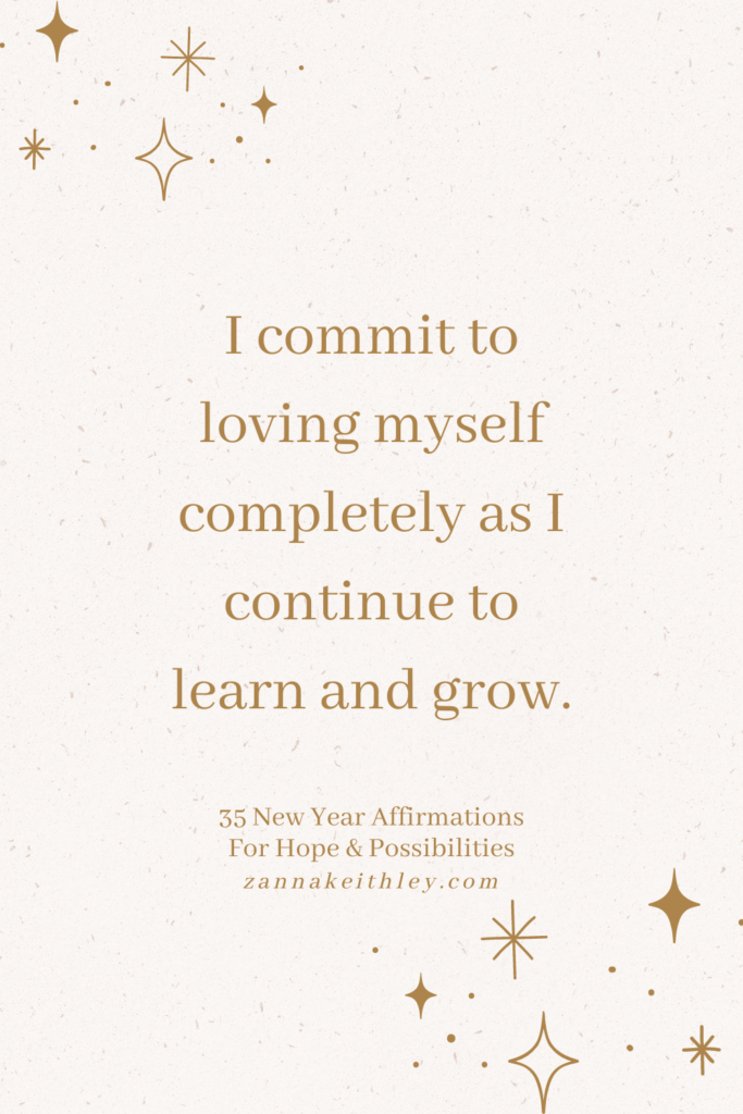 new year affirmations