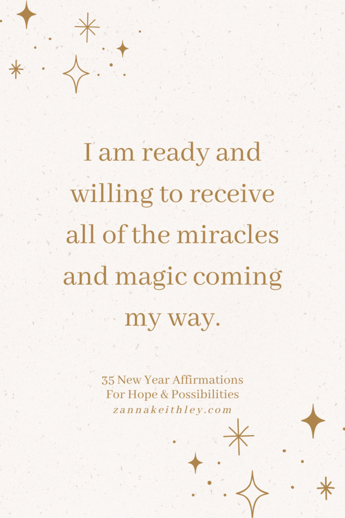 new year affirmations