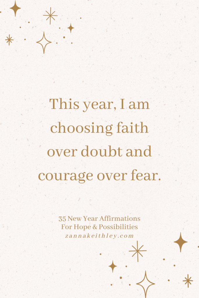 new year affirmations