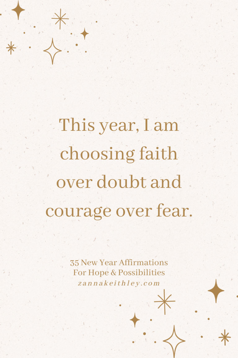 35 New Year Affirmations For Hope & Possibilities