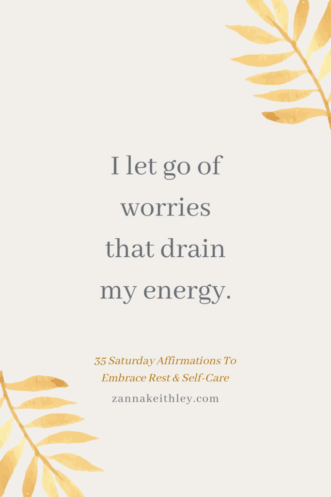 Saturday Affirmations