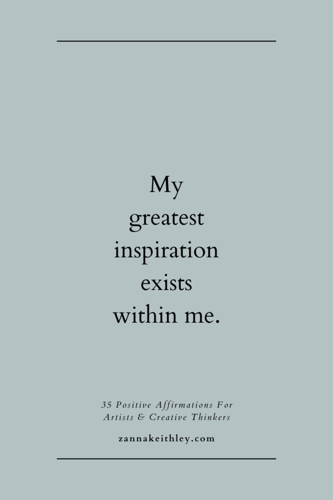 Affirmations for Artists