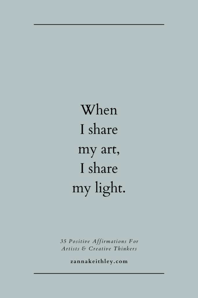 Affirmations for Artists