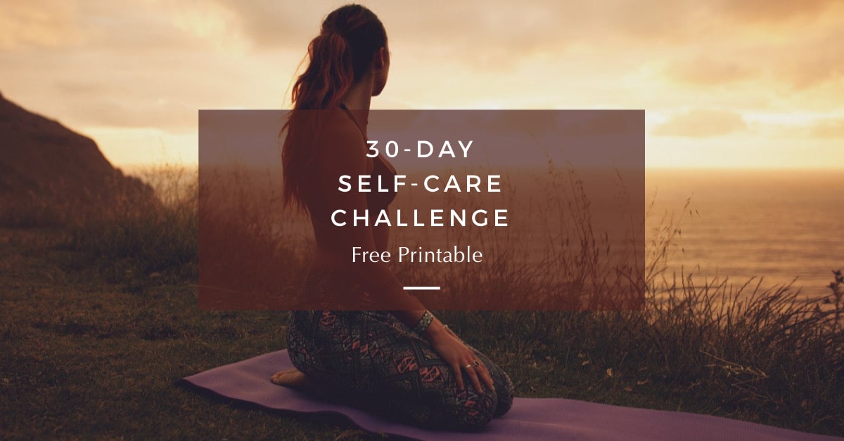 30 Day Self-Care Challenge (Free Printable)