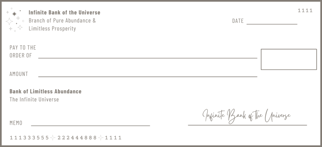 How To Use Abundance Checks (With Free Printable)