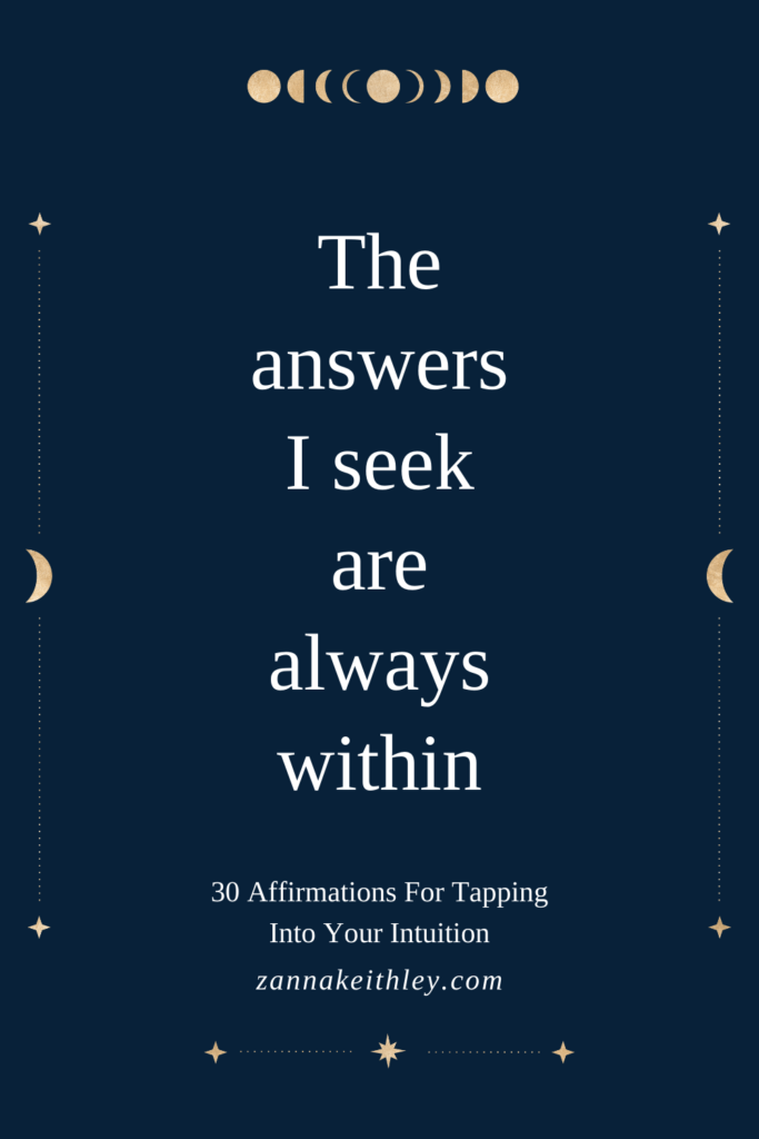 Affirmation For Intuition