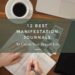 blog banner with title: 12 best manifestation journals to create your dream life